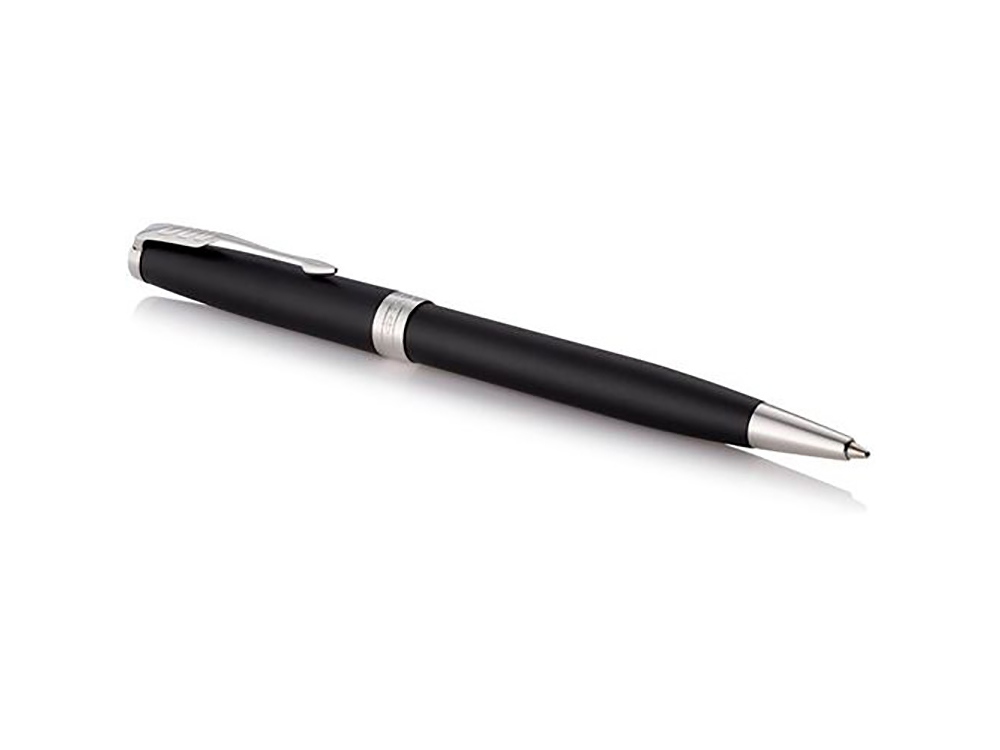 Ручка шариковая Parker Sonnet Core Matte Black CT, черный/серебристый