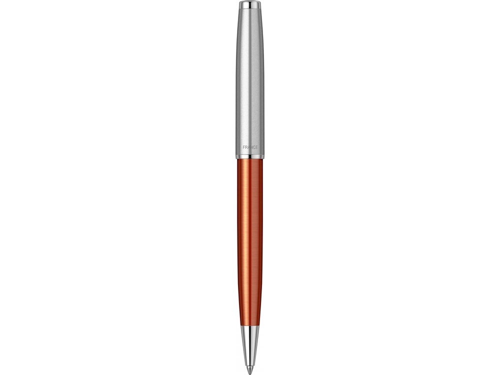 Шариковая ручка Parker Sonnet Essentials Orange SB Steel CT, цвет чернил black, перо: M, в подарочной упаковке.