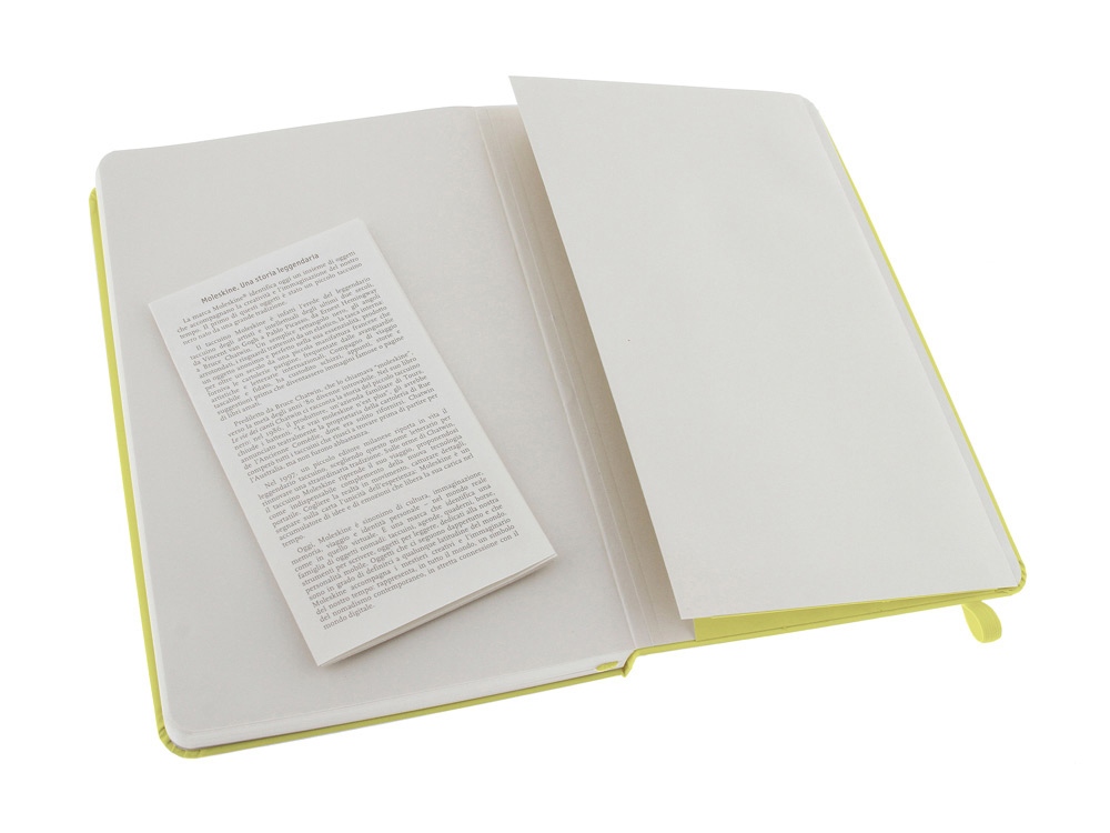 Записная книжка Moleskine Classic (в линейку) в твердой обложке, Large (13х21см), цитрусовый