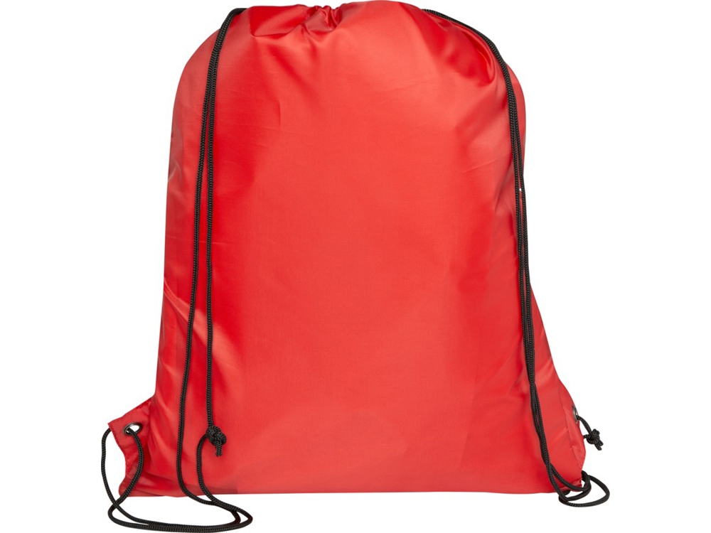 Изолированная сумка со шнурком Adventure объемом 9 л из переработанных материалов, соответствующих стандарту GRS, красный