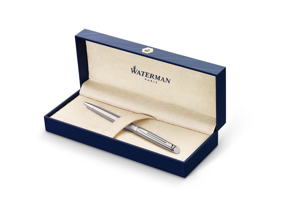 Ручка шариковая Waterman Hemisphere Stainless Steel CT M, серебристый