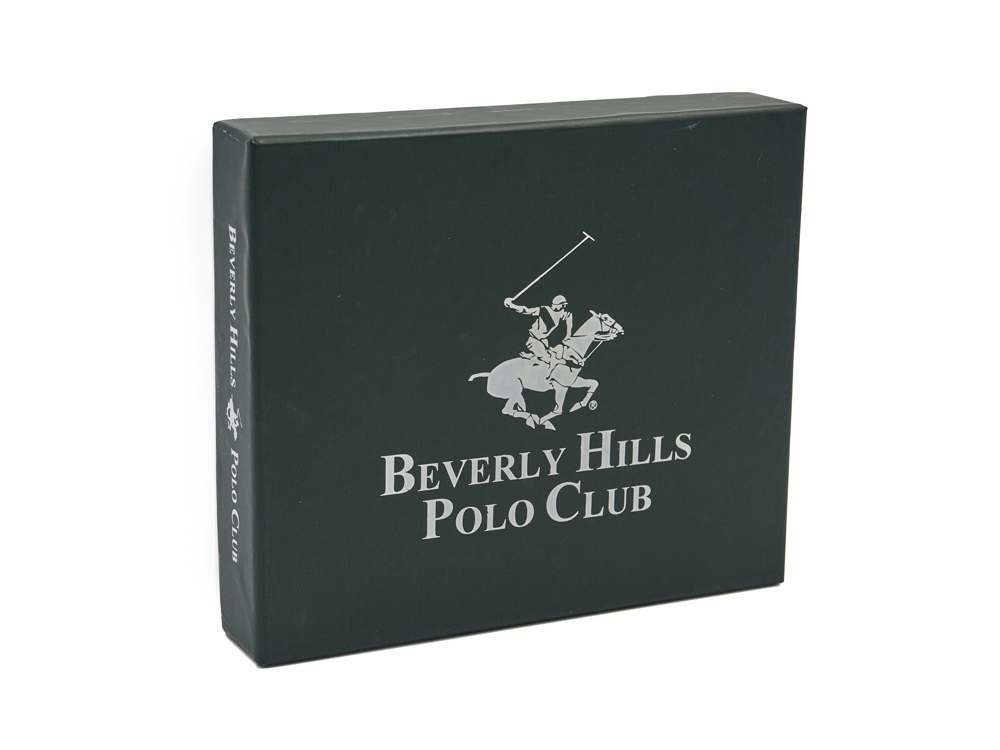 Картхолдер Slim мужской Beverly Hills Polo Club, черный