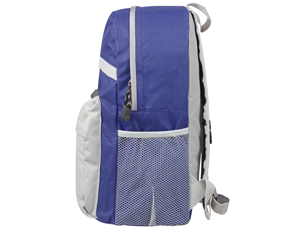 Рюкзак Универсальный (серая спинка, серые лямки), синий/серый