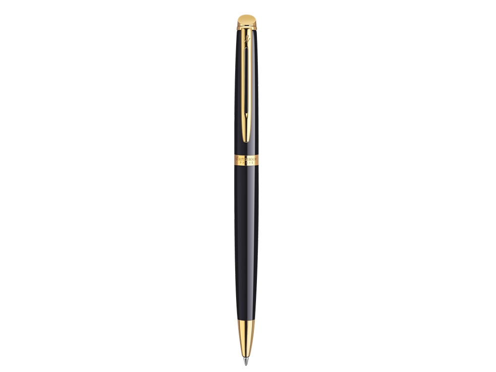 Ручка шариковая Waterman Hemisphere Mars Black GT M, черный/золотистый