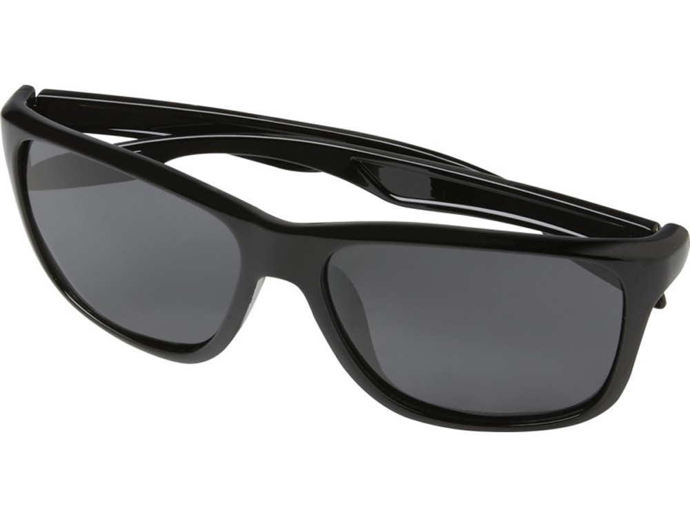 Поляризованные спортивные солнцезащитные очки Eiger с оправой из переработанного ПЭТ, черный