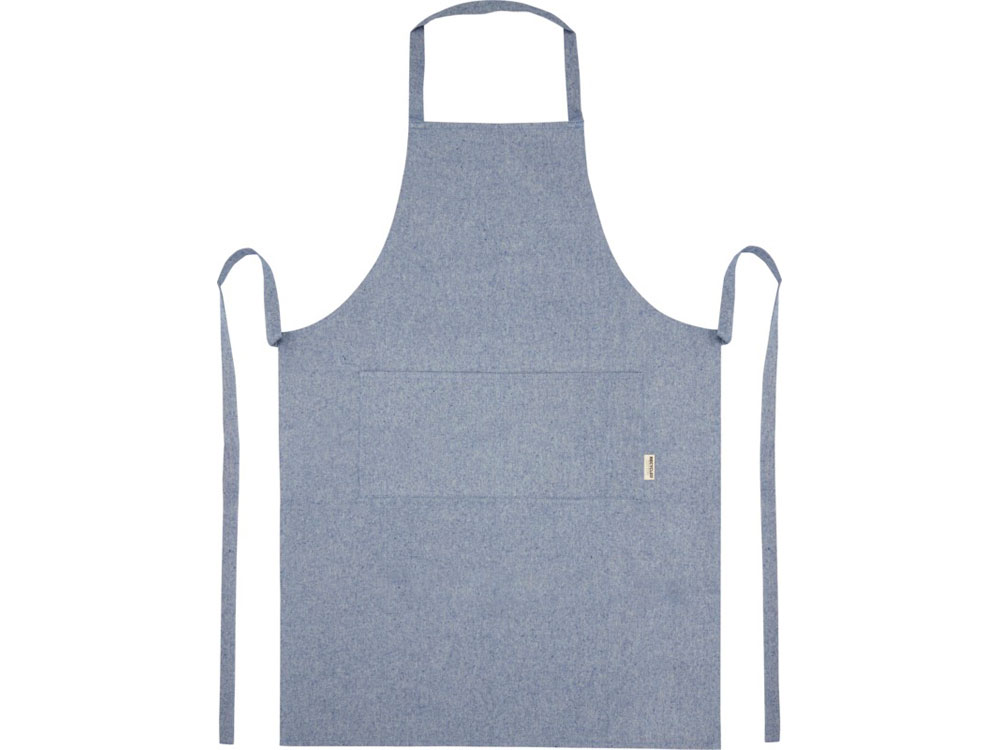 Pheebs 200 g/m² recycled cotton apron, синий