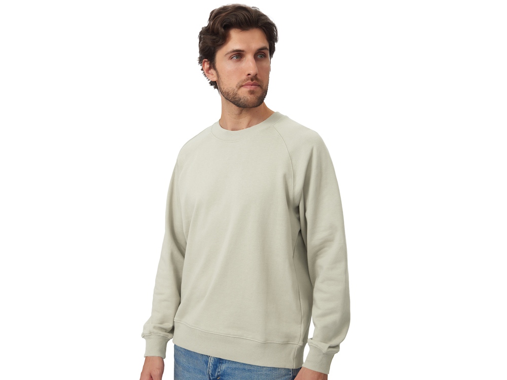 Свитшот оверсайз с рукавом реглан Belgrade, унисекс, оливковый