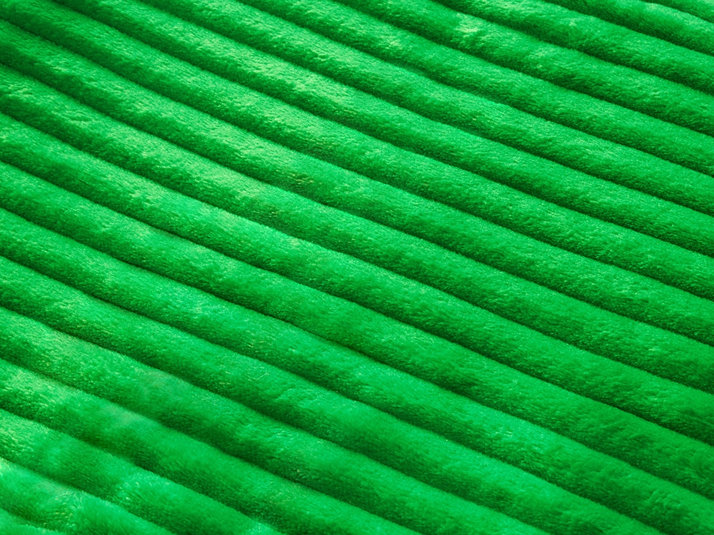 Плед Wave флисовый, зеленый