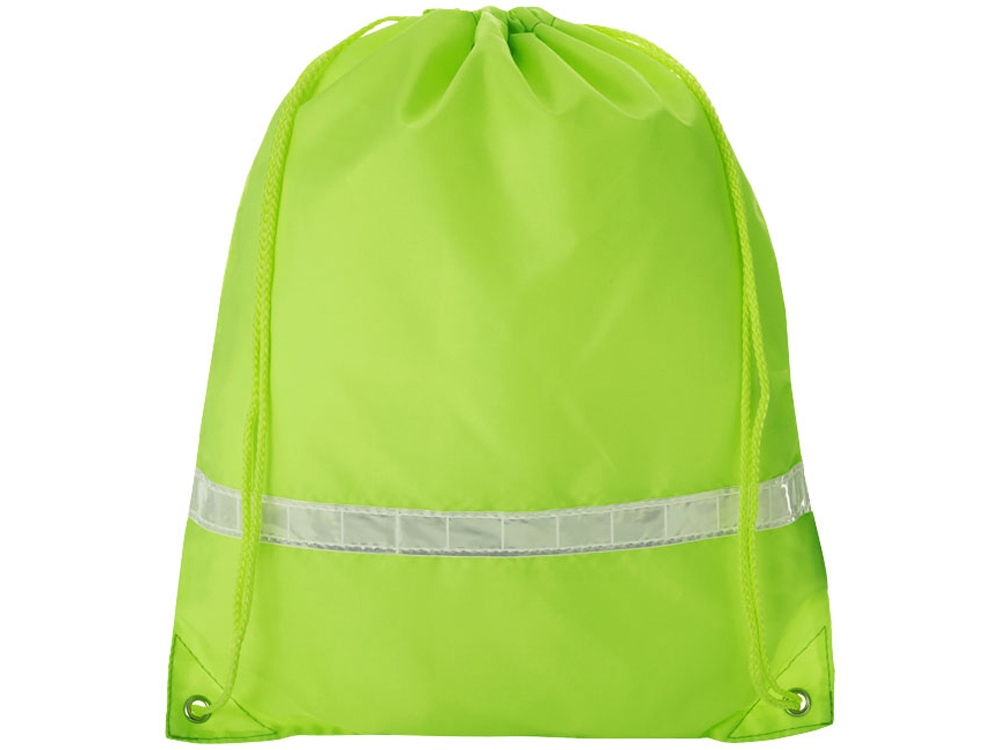 Рюкзак ''Premium'' со светоотражающей полоской, неоновый зеленый