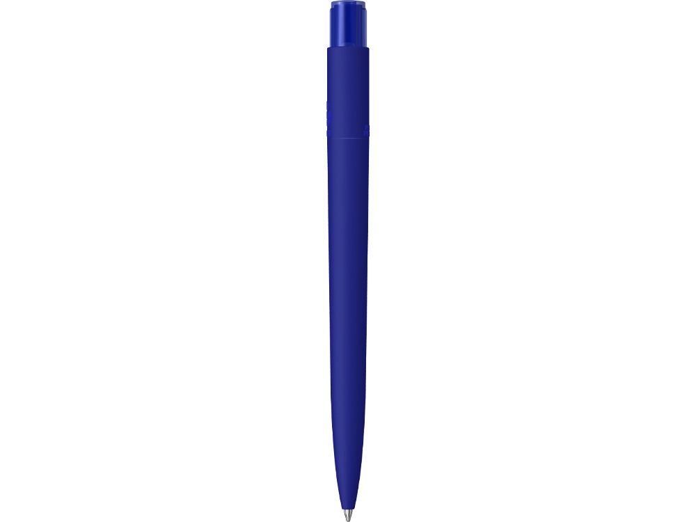 Шариковая ручка RECYCLED PET PEN PRO K transparent GUM soft-touch, синий