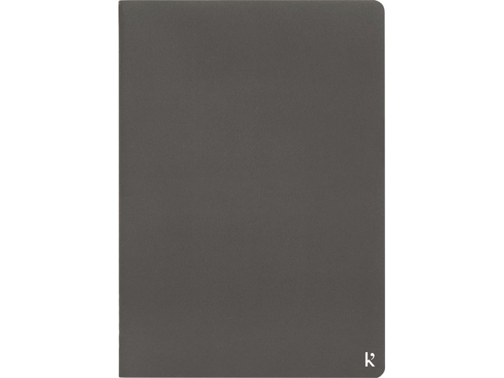Комплект из двух блокнотов Karst формата A5 с листами из каменной бумаги, slate grey