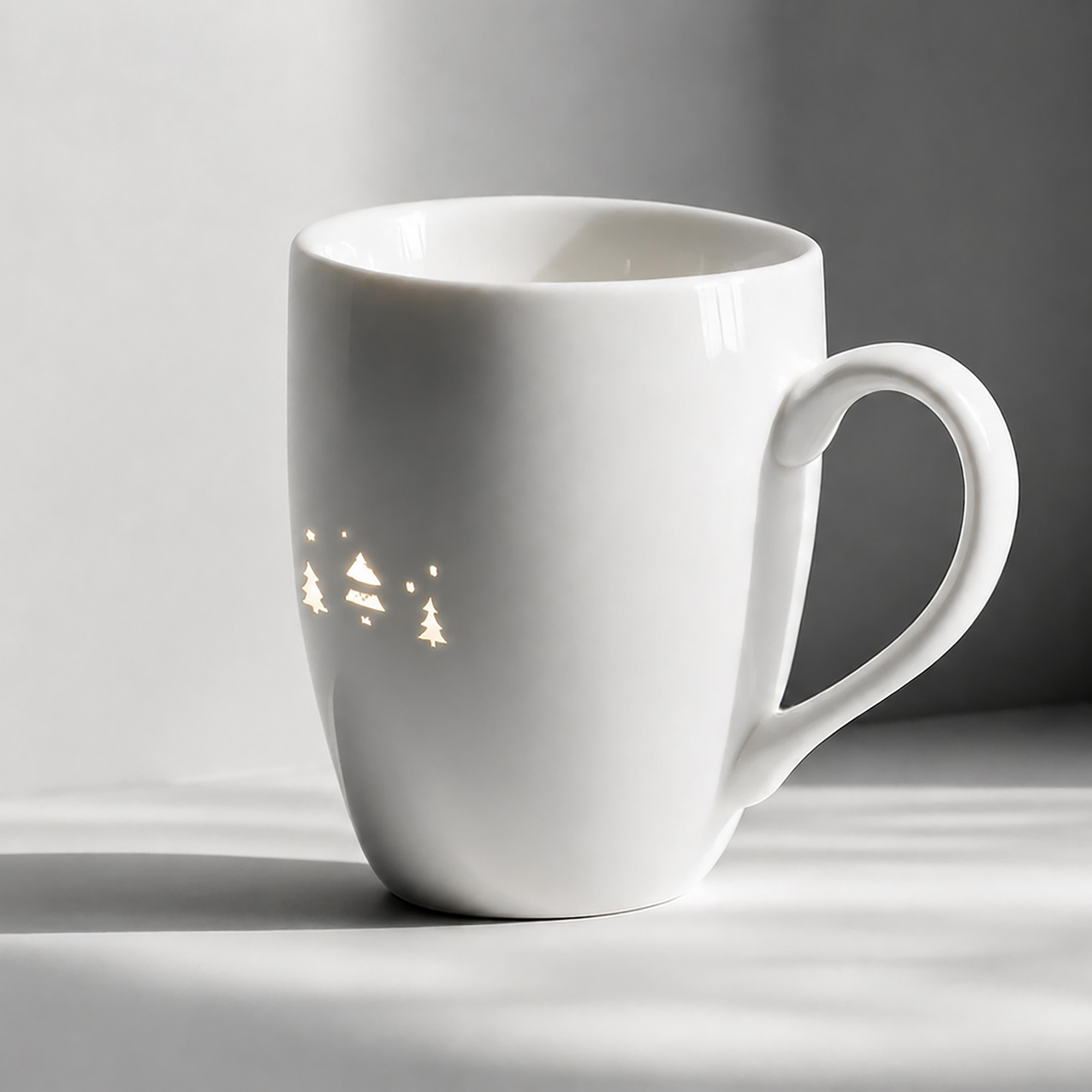 Кружка c прозрачной глазурью Twinkling Trees