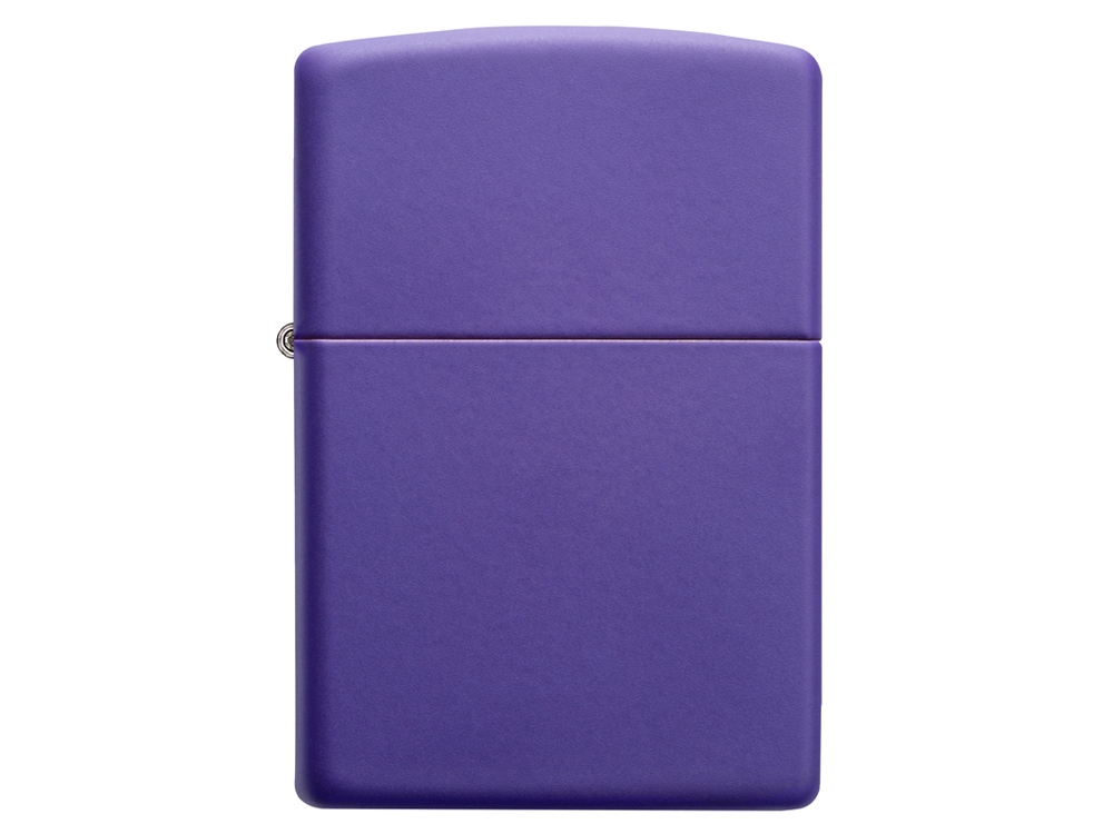 Зажигалка ZIPPO Classic с покрытием Purple Matte, латунь/сталь, фиолетовая, матовая, 38x13x57 мм