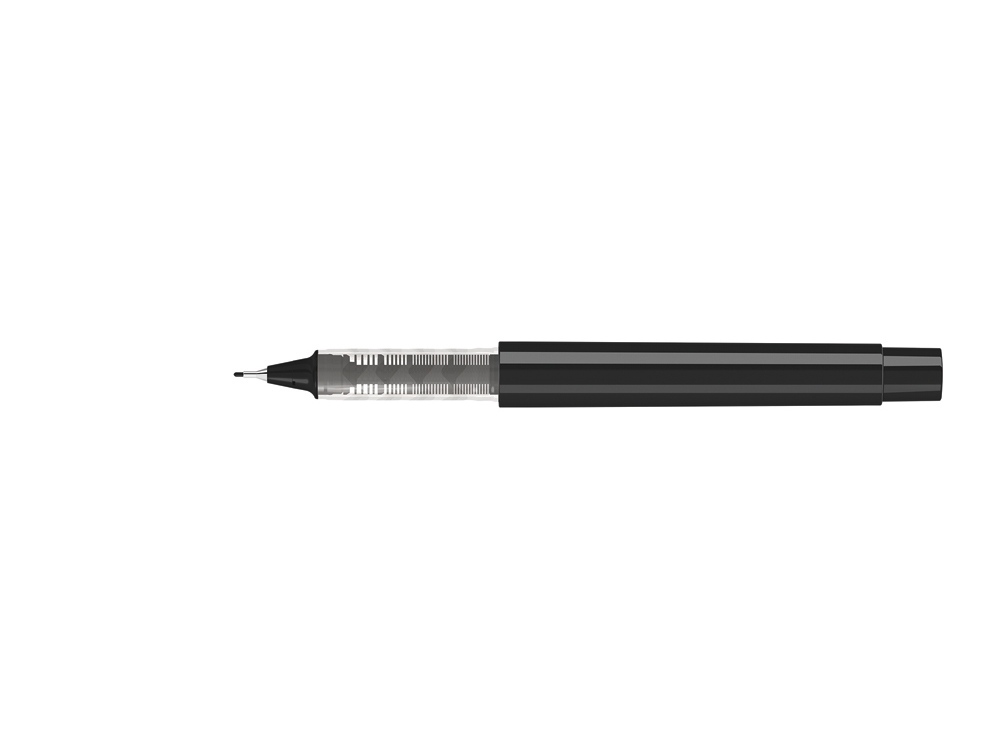 Капиллярная ручка в корпусе из переработанного материала rPET RECYCLED PET PEN PRO FL, черный с чечерным