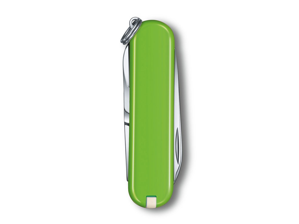 Нож-брелок VICTORINOX Classic SD Colors Smashed Avocado, 58 мм, 7 функций, салатовый