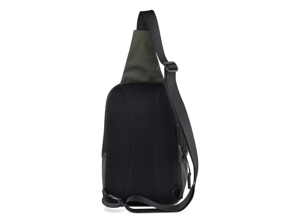 Рюкзак с одним плечевым ремнем BUGATTI Blanc, оливковый, тарпаулин/полиэстер, 18х9х30 см