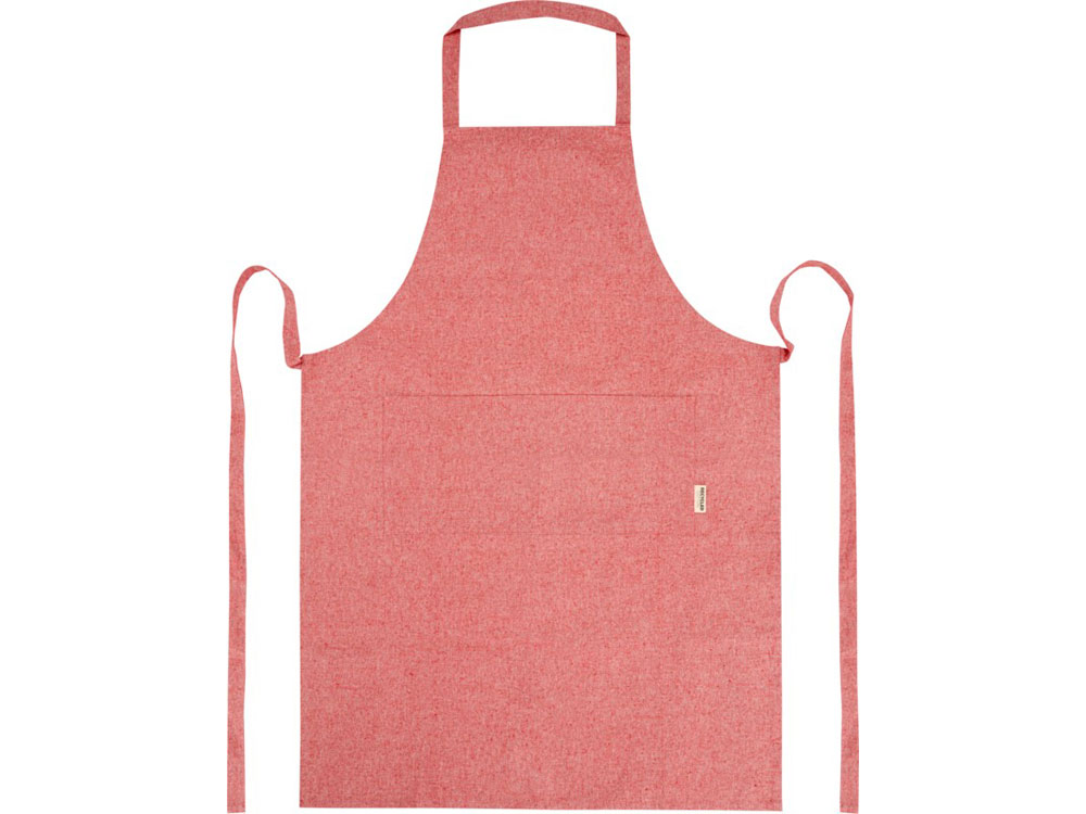 Pheebs 200 g/m² recycled cotton apron, красный яркий
