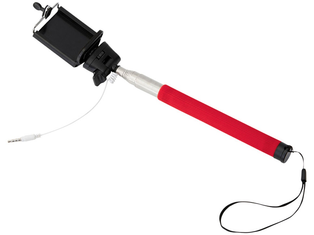 Монопод проводной Wire Selfie, красный