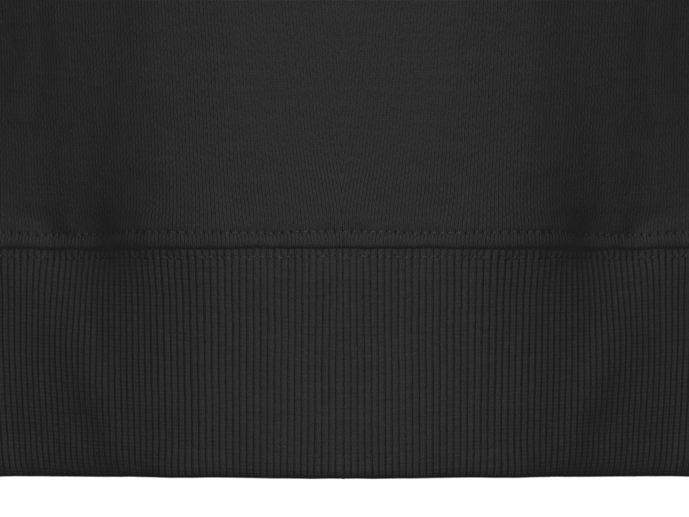 Свитшот оверсайз с рукавом реглан Belgrade, унисекс, черный