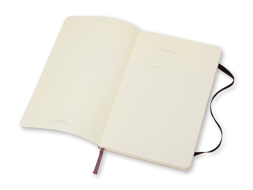 Записная книжка Moleskine Classic Soft (в линейку), Pocket (9х14 см), черный