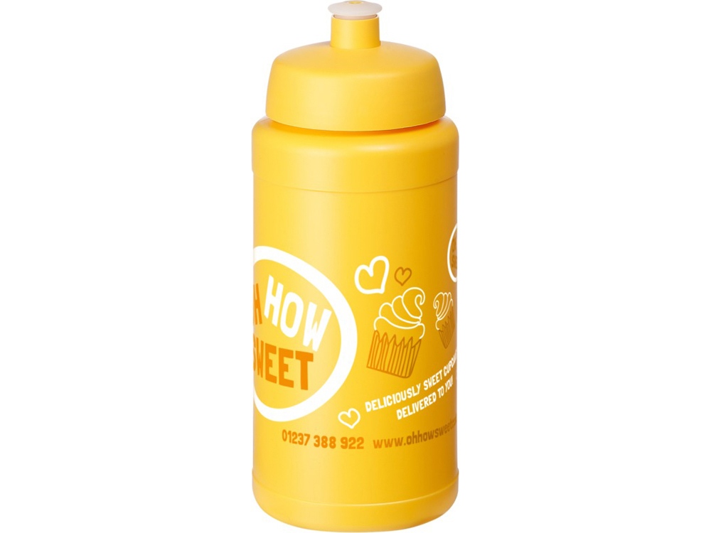Спортивная бутылка Baseline® Plus объемом 500 мл, желтый
