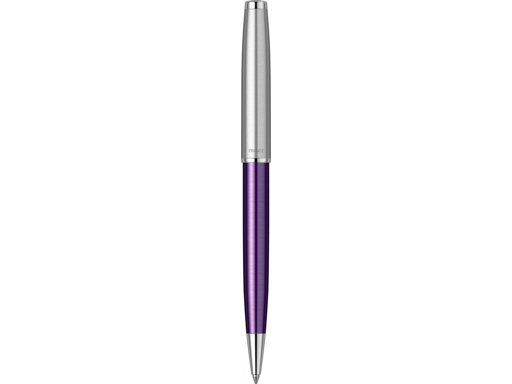 Шариковая ручка Parker Sonnet Essentials Violet SB Steel CT, цвет чернил black, перо: M, в подарочной упаковке.