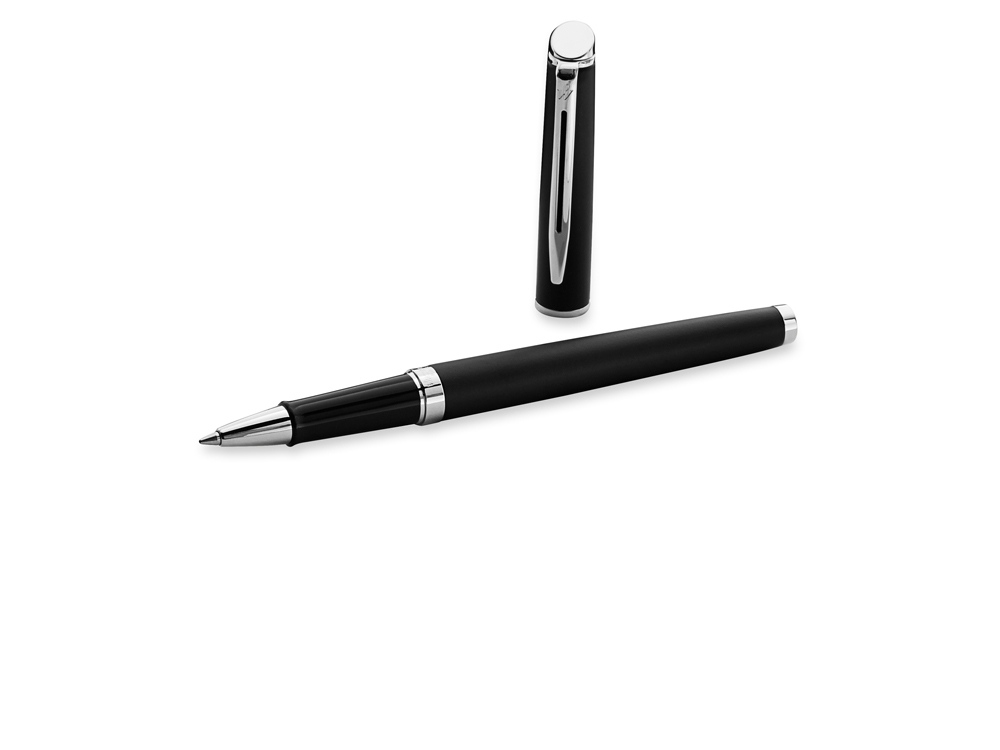 Ручка роллер Waterman Hemisphere Matt Black CT F, черный матовый/серебристый