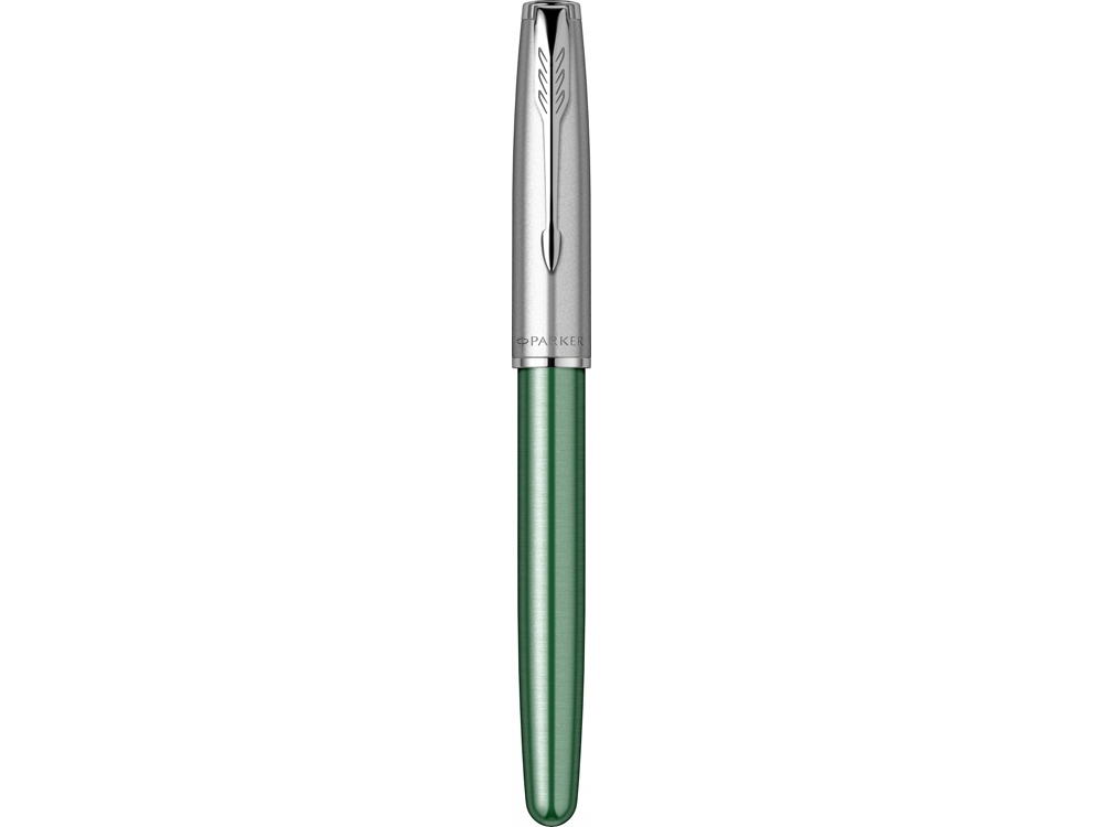 Перьевая ручка Parker Sonnet Essentials Green SB Steel CT, перо: F, цвет чернил: black, в подарочной упаковке.