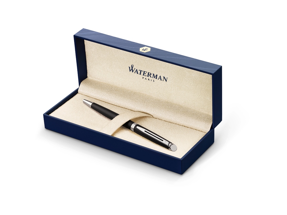 Шариковая ручка Waterman Hemisphere, цвет: MattBlack CT, стержень: Mblue