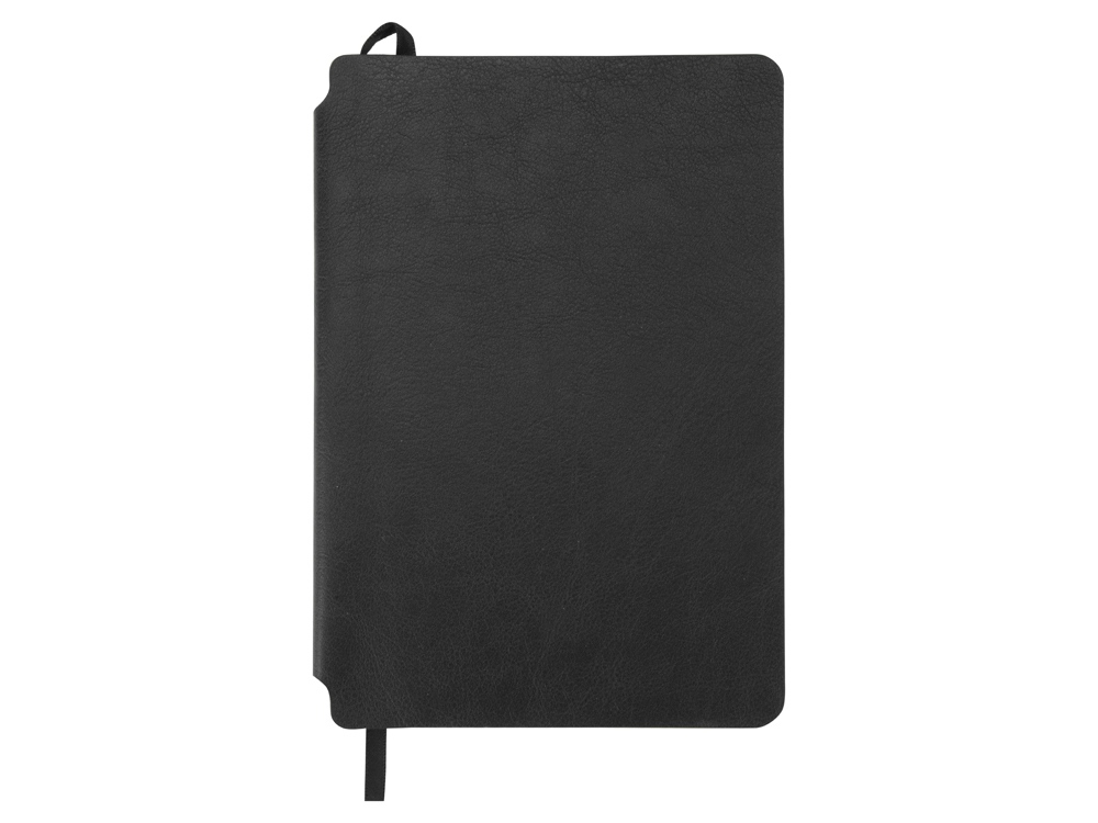 Блокнот Notepeno 130x205 мм с тонированными линованными страницами, черный (Р)