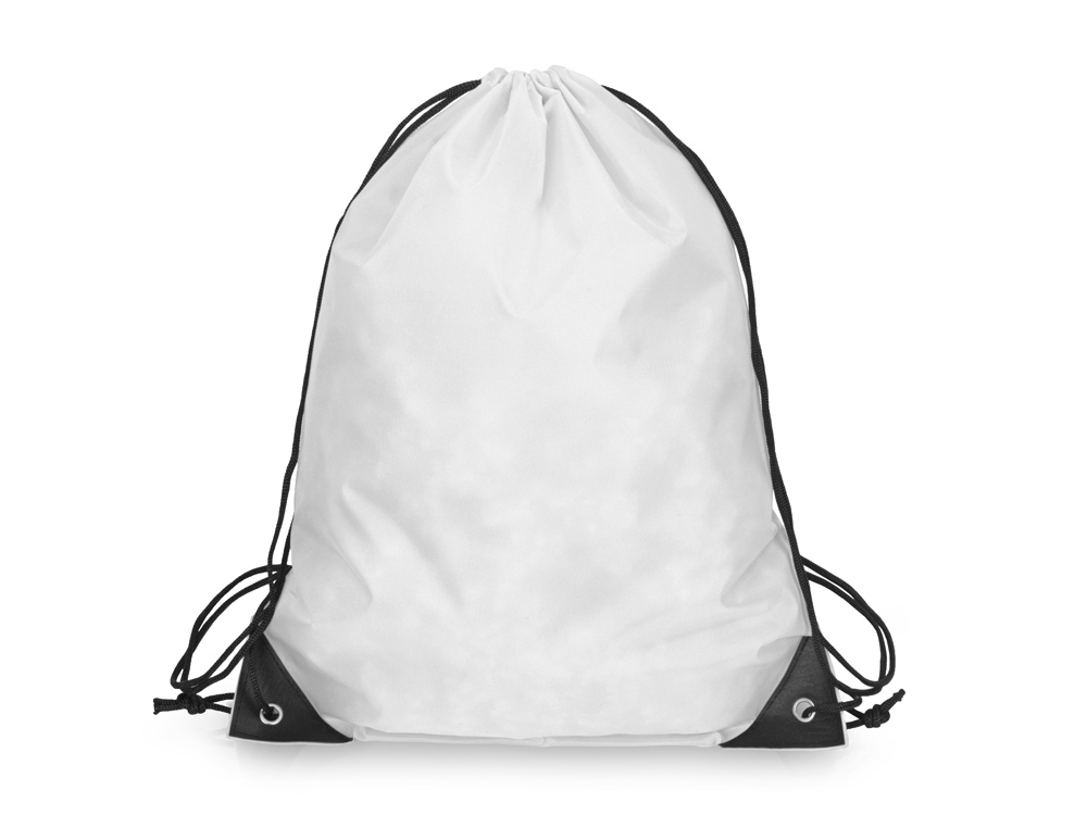 Рюкзак на шнуровке Reviver из переработанного пластика, белый