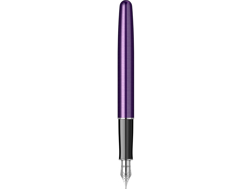 Перьевая ручка Parker Sonnet Essentials Violet SB Steel CT, перо: F, цвет чернил black, в подарочной упаковке.