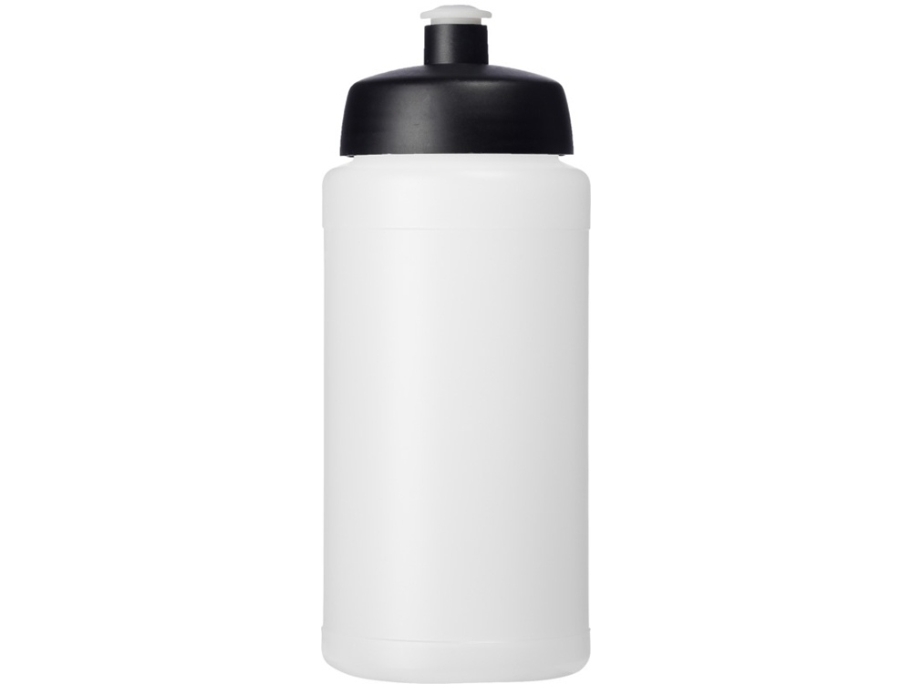 Спортивная бутылка Baseline® Plus объемом 500 мл, белый прозрачный