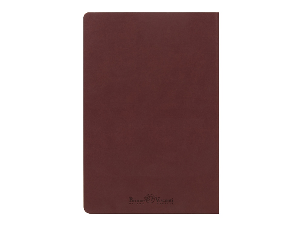 Ежедневник А5 недатированный Megapolis Velvet Flex, бордовый