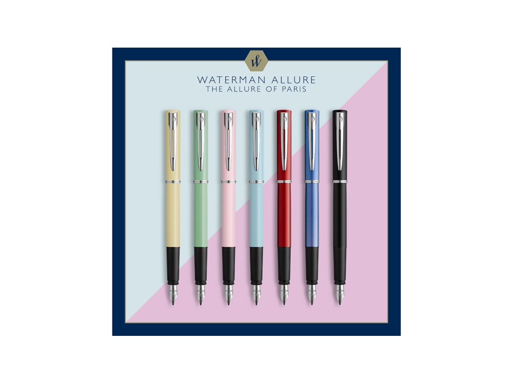 Перьевая ручка Waterman Allure Blue CT