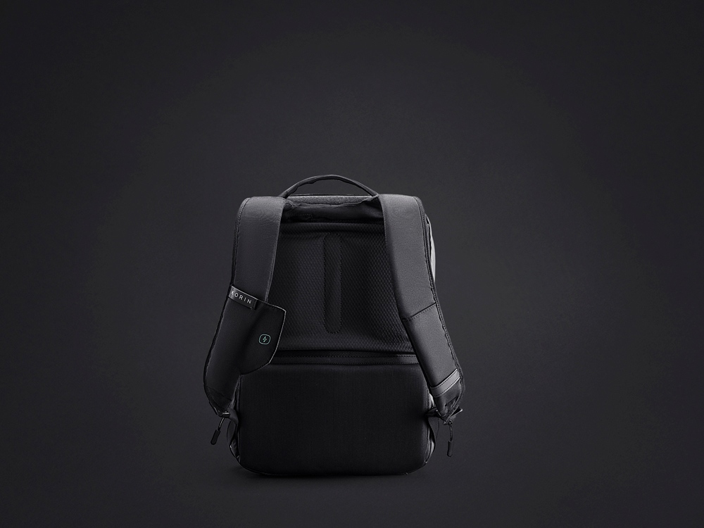 Водостойкий антикражный рюкзак Clickpack для ноутбука 15.6, черный