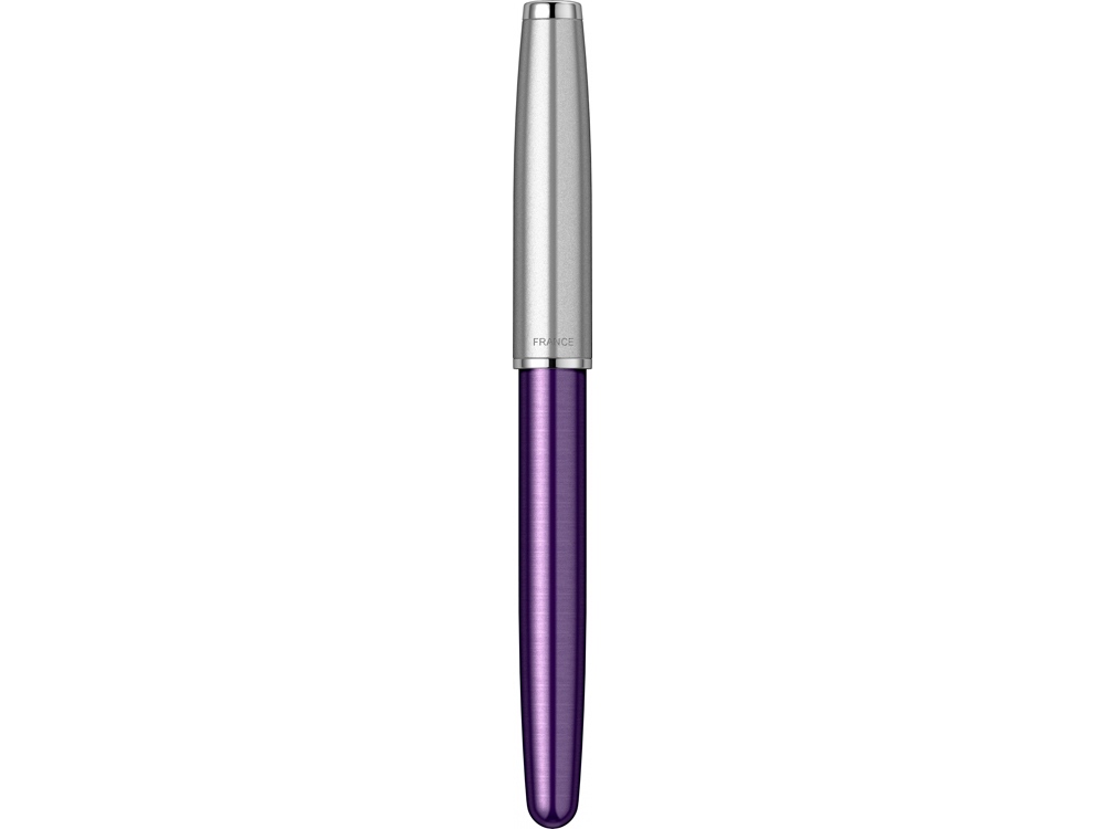 Ручка-роллер Parker Sonnet Essentials Violet SB Steel CT, цвет чернил black, перо: F, в подарочной упаковке.