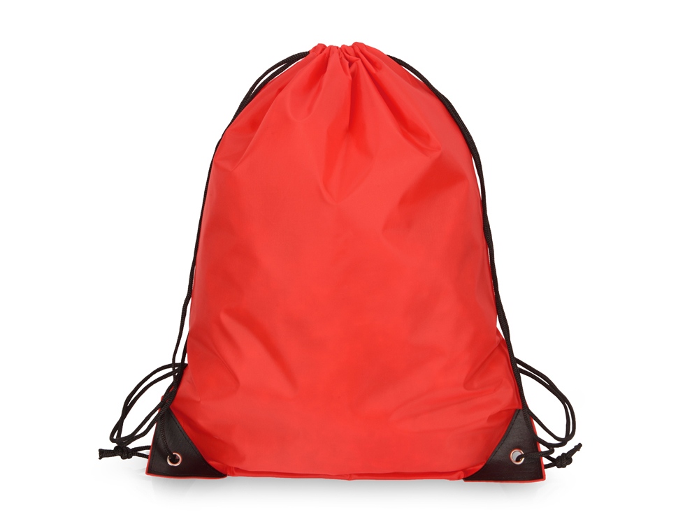 Рюкзак на шнуровке Reviver из переработанного пластика, красный