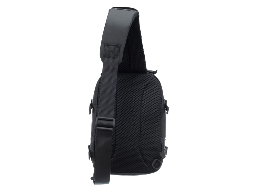 Рюкзак на одно плечо TORBER Xtreme, зелёный/чёрный, 20 х 8 х 31 см, 5л