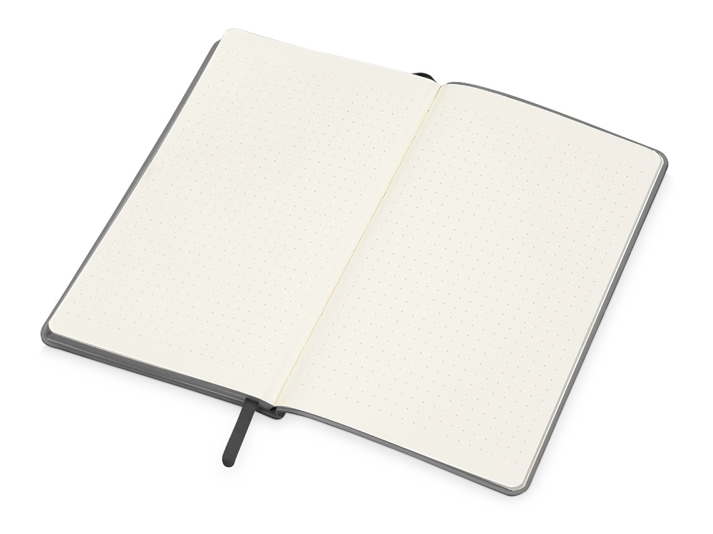 Блокнот Notepeno 130x205 мм с тонированными линованными страницами, серый (Р)