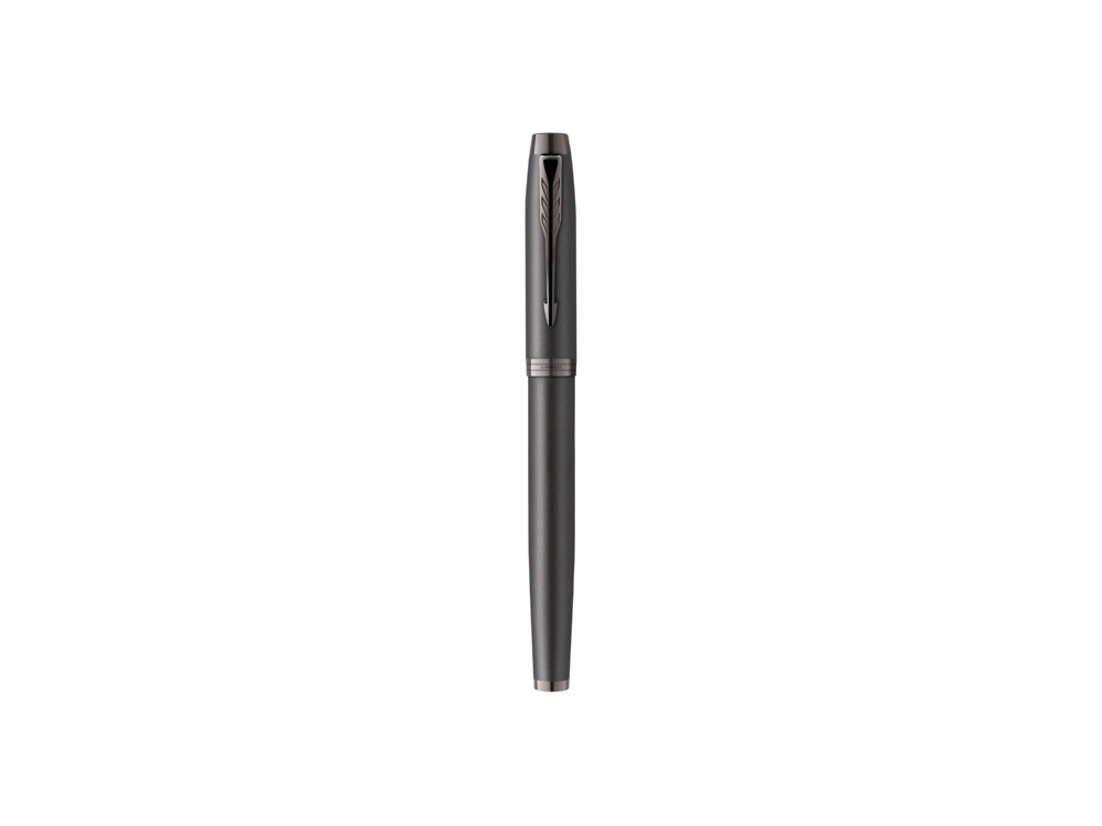 Ручка роллер Parker IM Monochrome Black, стержень:F, цвет чернил: black, в подарочной упаковке.