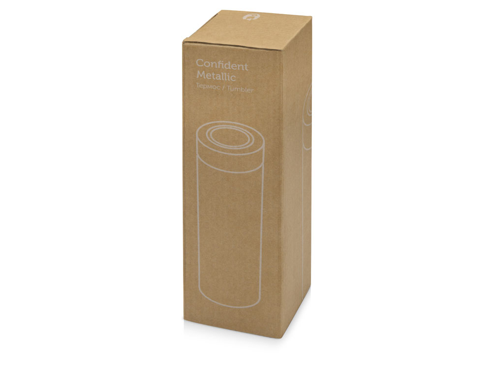 Термос Confident Metallic 420мл, белый