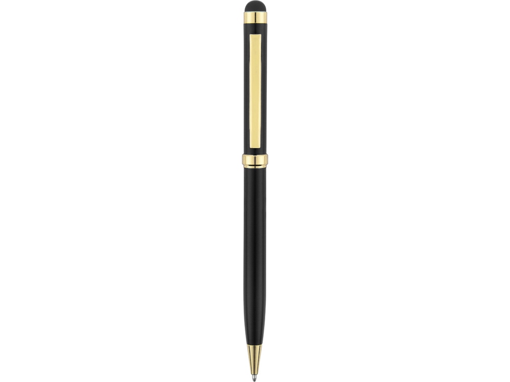 Ручка шариковая Голд Сойер со стилусом, черный
