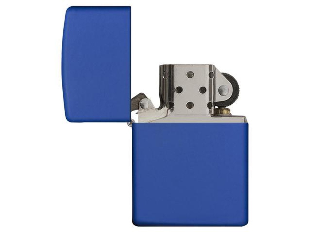 Зажигалка ZIPPO Classic с покрытием Royal Blue Matte, латунь/сталь, синяя, матовая, 38x13x57 мм