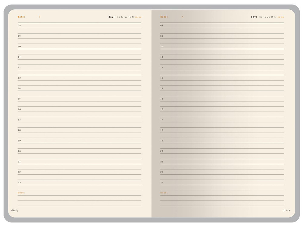 Ежедневник А5 недатированный Prestige, черный