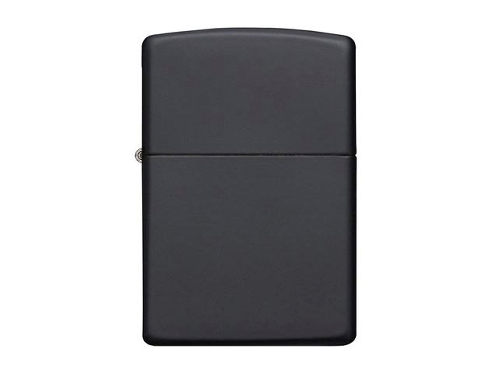 Зажигалка ZIPPO Classic с покрытием Black Matte, латунь/сталь, чёрная, матовая, 38x13x57 мм