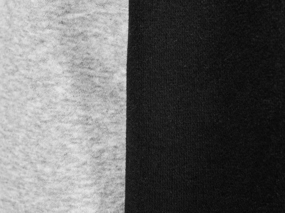 Бомбер Oxford, черный/серый меланж, унисекс