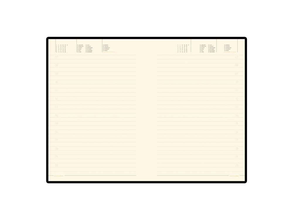 Ежедневник А5 недатированный Trend, красный