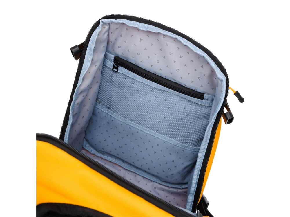Рюкзак TORBER MOBI, желтый, полиэстер 900D с PU покрытием, 45 х 32 х 20 см