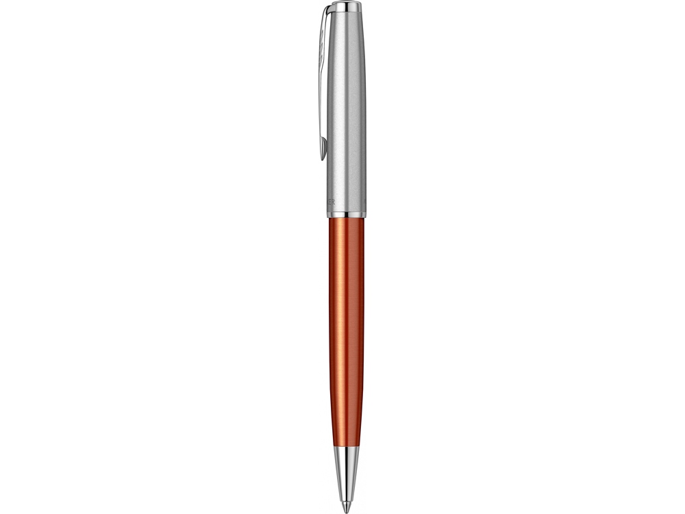 Шариковая ручка Parker Sonnet Essentials Orange SB Steel CT, цвет чернил black, перо: M, в подарочной упаковке.